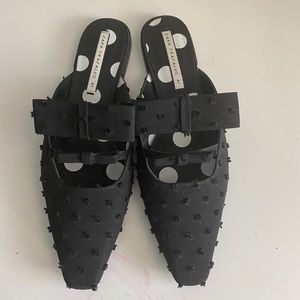 zara women flat mules